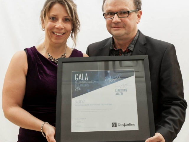 Gala reconnaissance Desjardins 2014 - Lauréat Personnalité d'affaires Desjardins